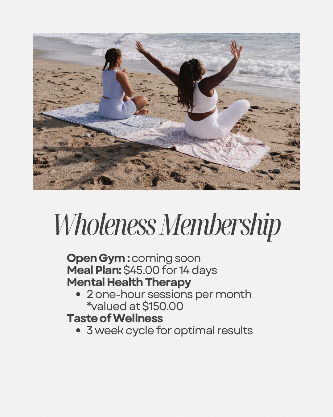 Wellness Loft Memberships